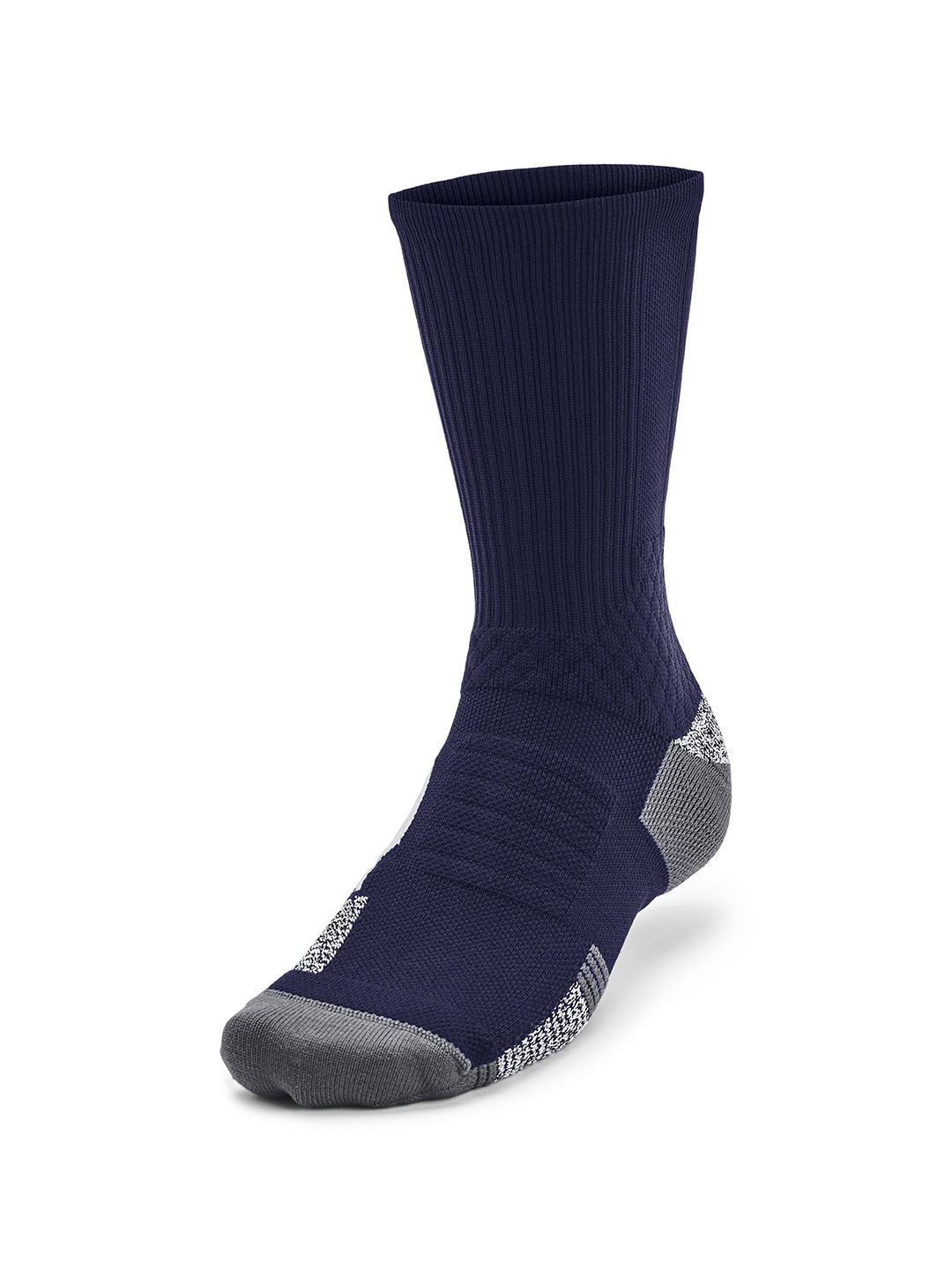 

UNDER ARMOUR Unisex Playmaker Team Crew Calf Length Socks, Navy blue