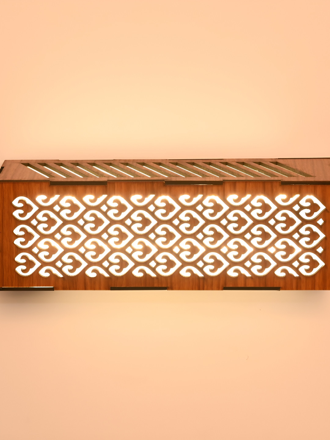 

Afast Brown Textured Wooded Wall Lamp