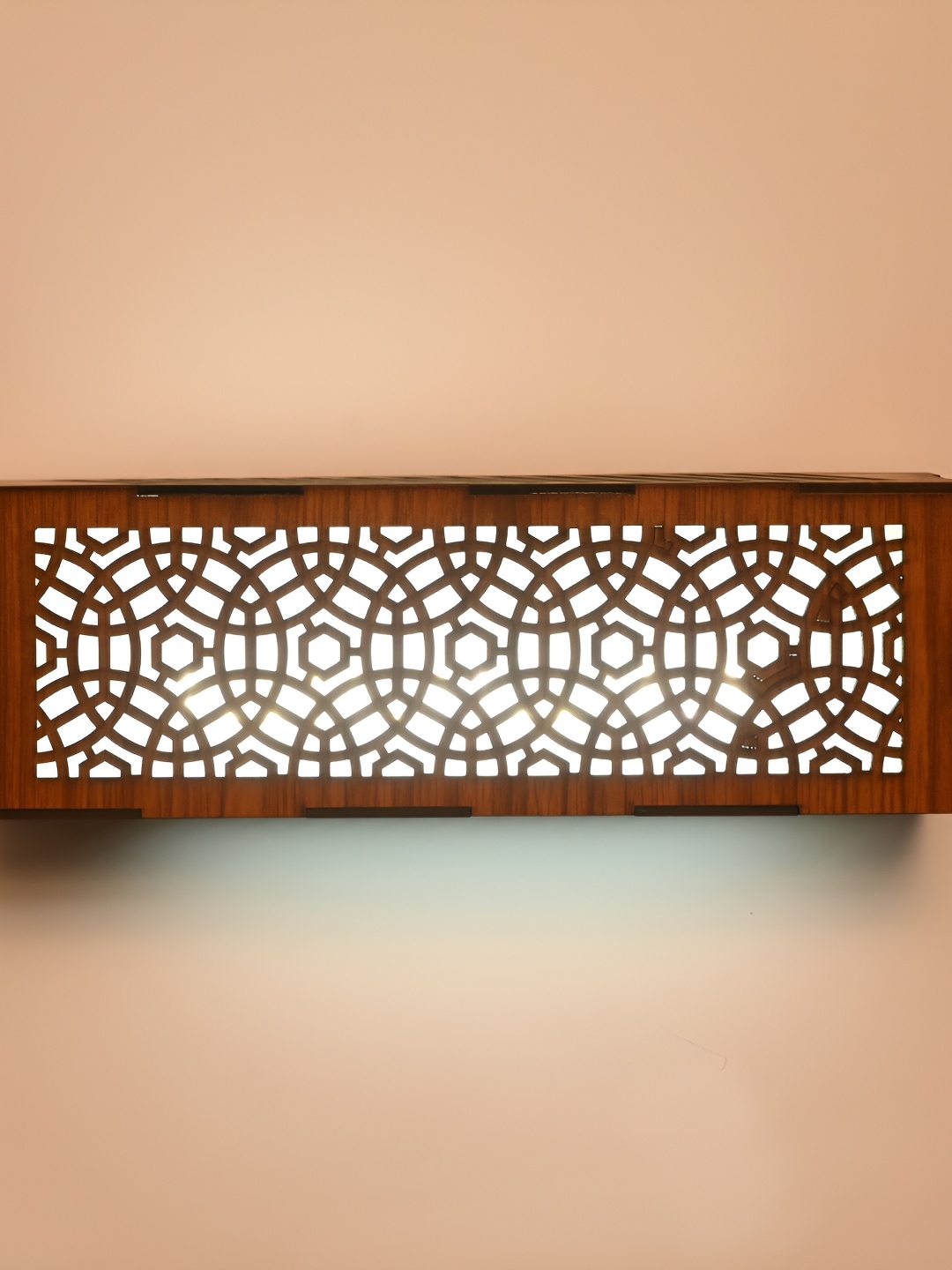 

Afast Brown Textured Wooded Wall Lamp