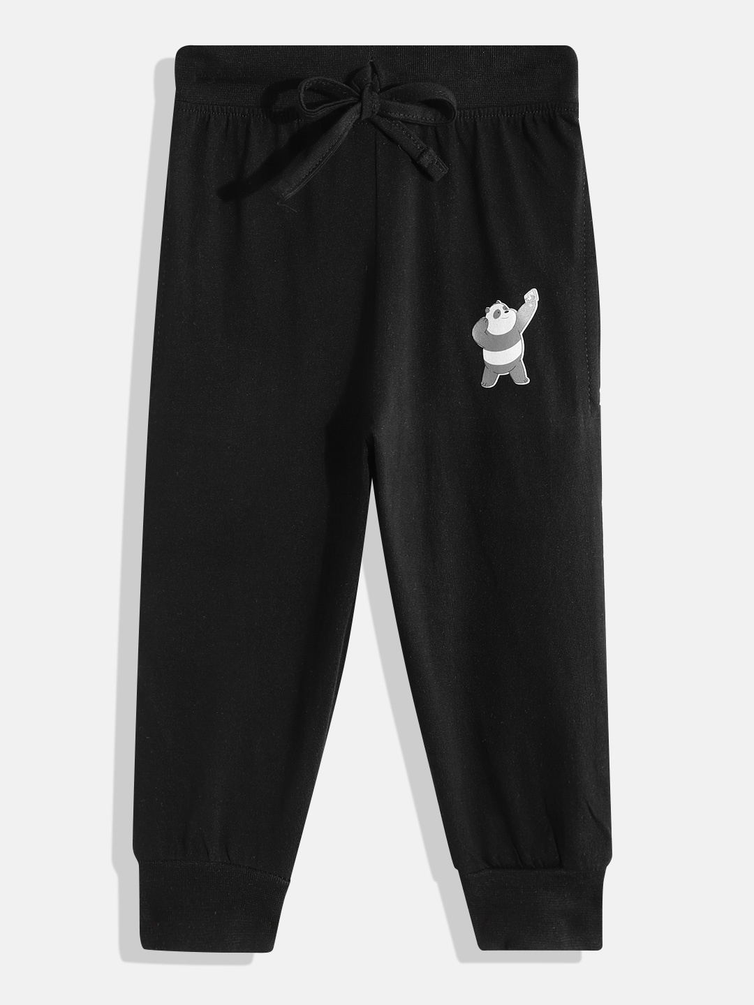 

Eteenz Boys Pure Cotton Joggers, Black