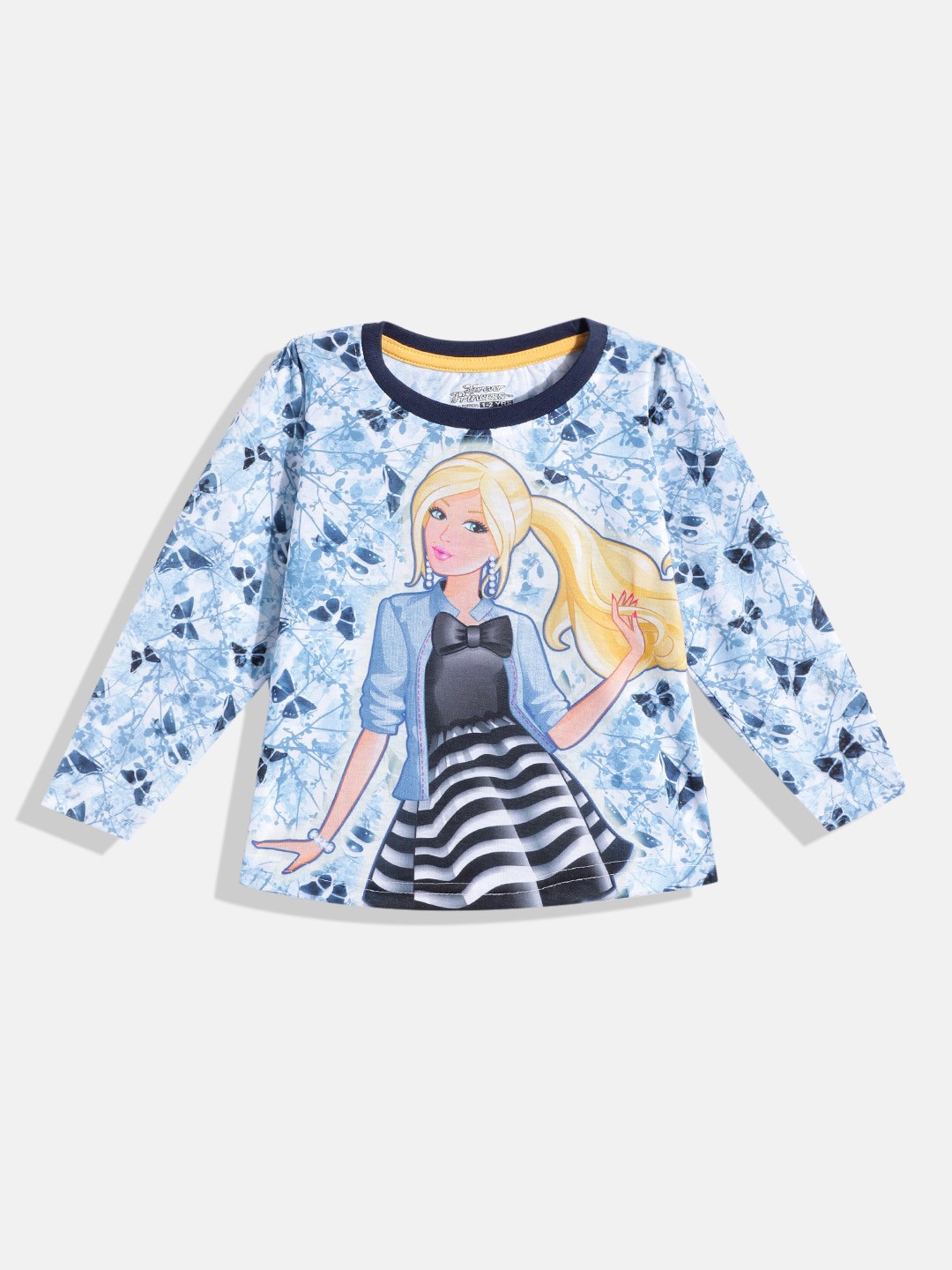 

Eteenz Girls Forever Princess Printed T-shirt, Navy blue