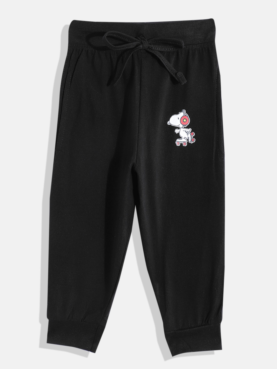 

Eteenz Boys Pure Cotton Joggers, Black