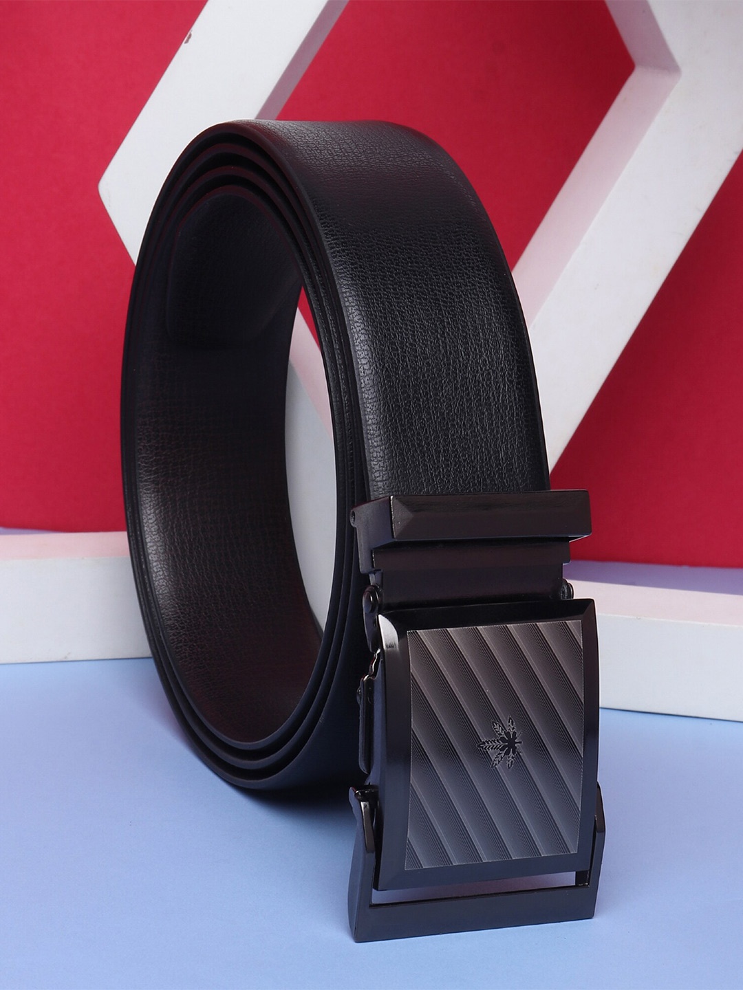 

HENEDA Men Reversible Formal Belt, Black