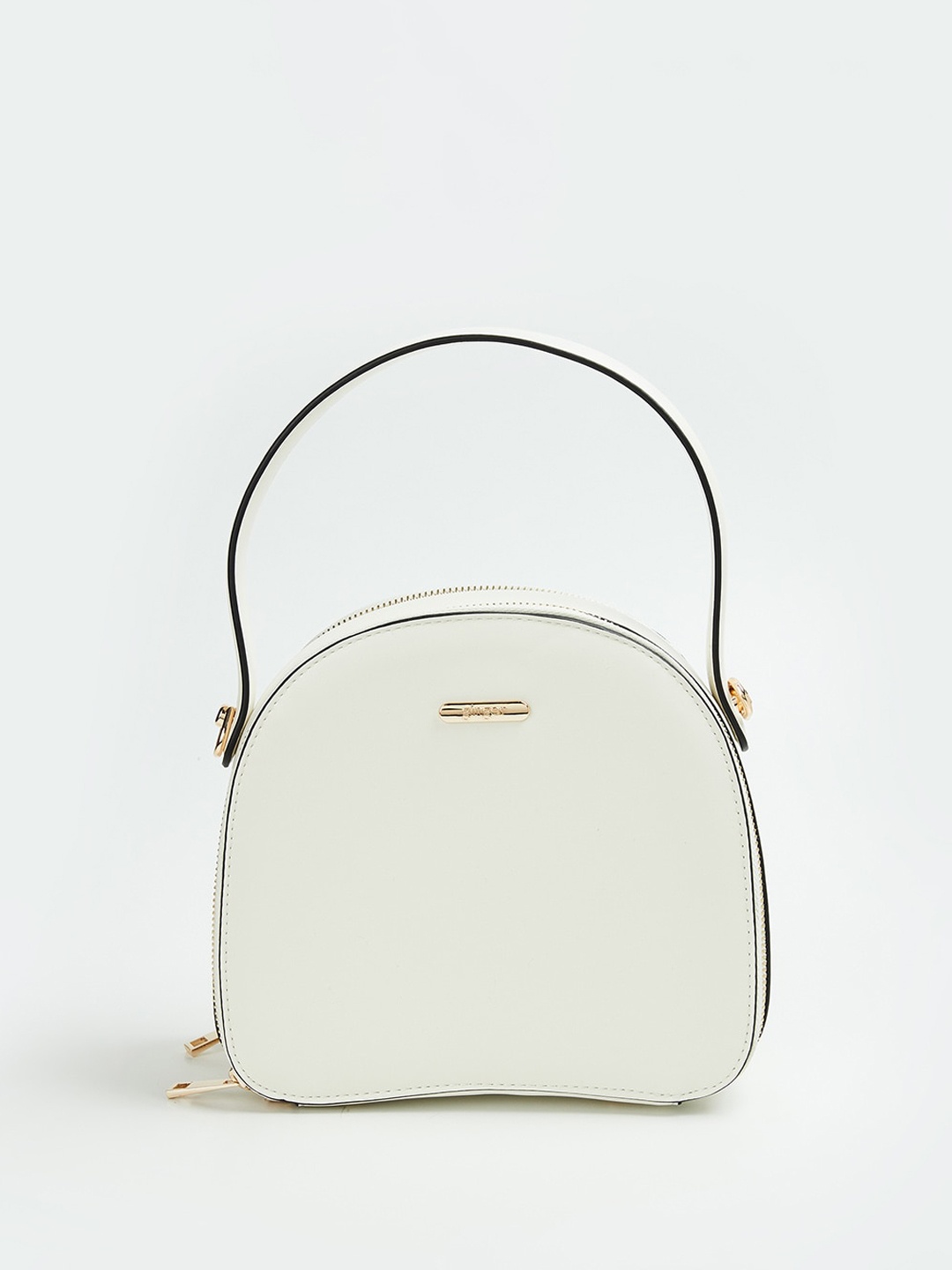 

Ginger by Lifestyle Structured Handheld Bag, White