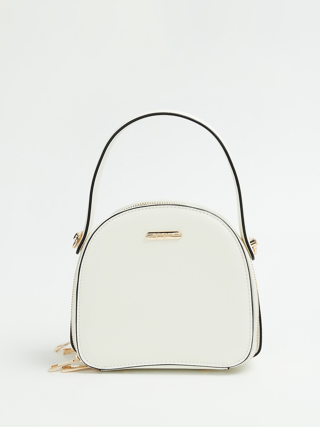 

Ginger by Lifestyle Structured Handheld Bag, White