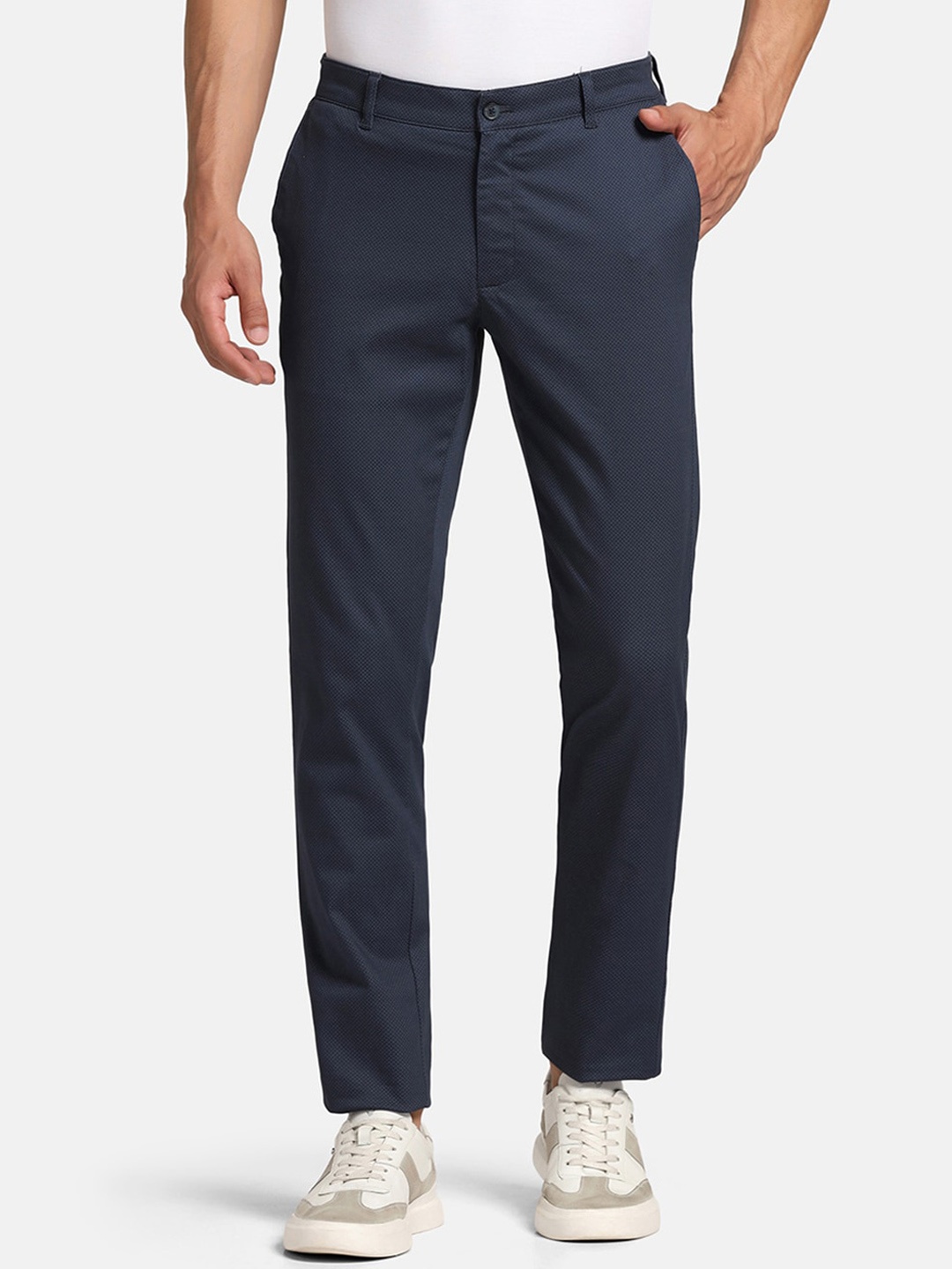 

Blackberrys Men Skinny Fit Trousers, Navy blue