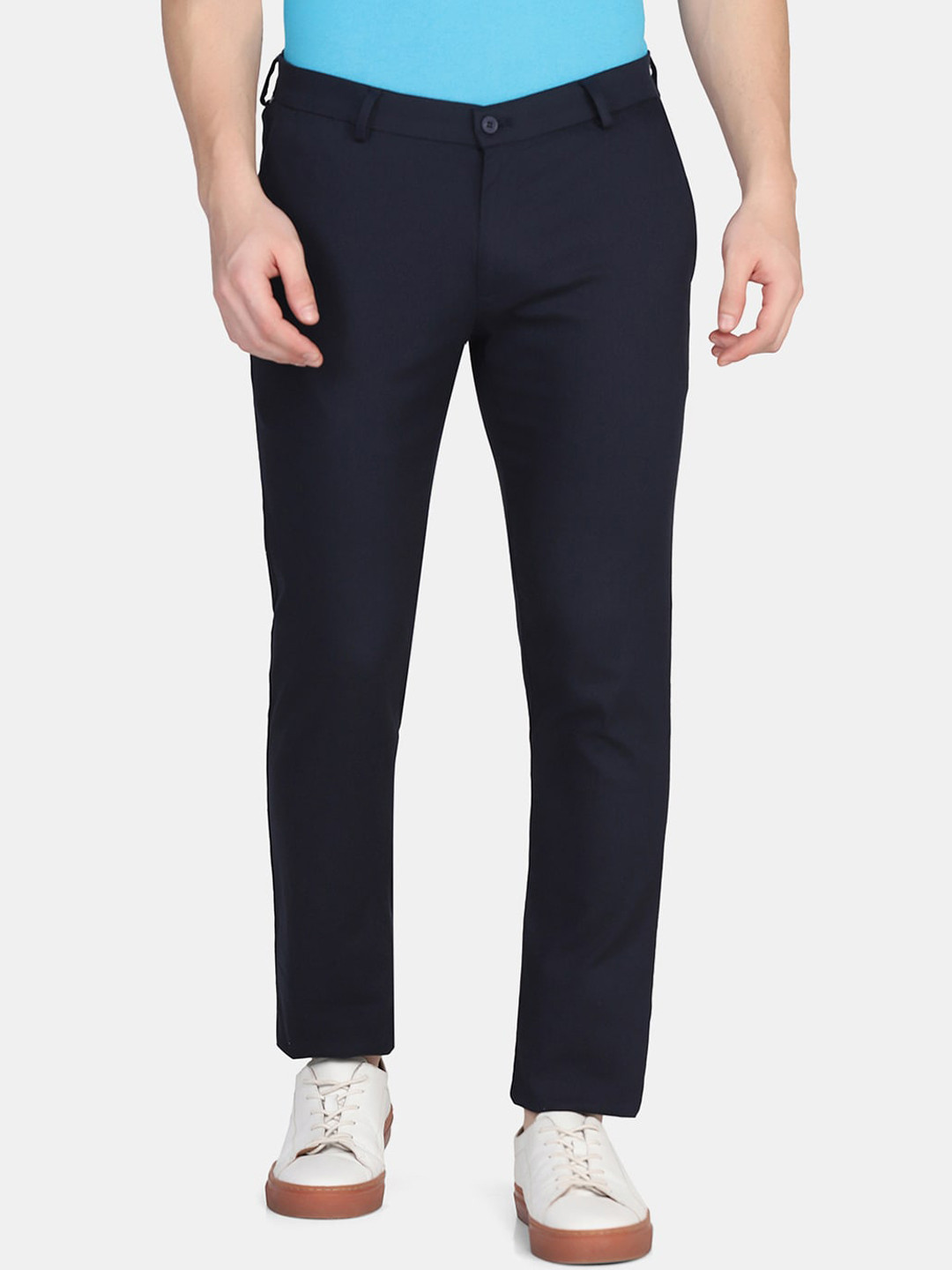 

Blackberrys TechPro Men Navy Casual Trouser, Blue