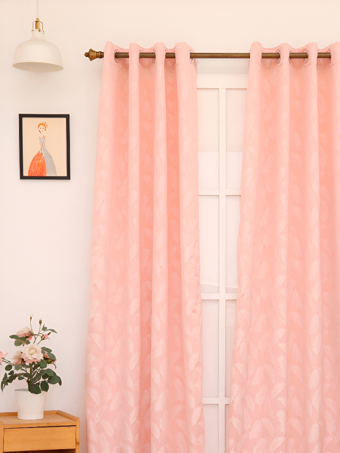 

Ariana Rose Floral Black Out Window Curtain