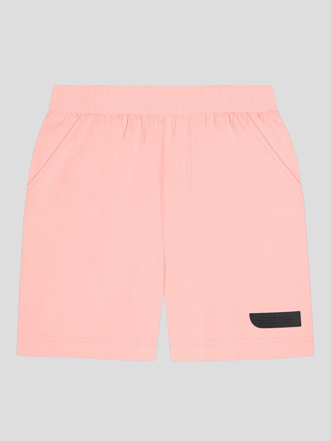 

PANGOLIN Girls Mid-Rise Sports Shorts, Pink