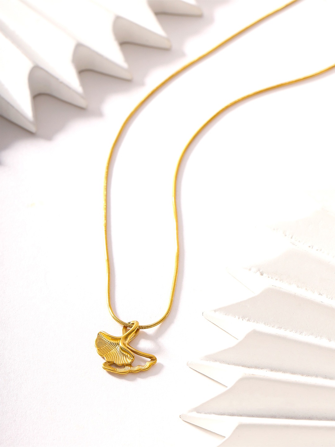 

Yellow Chimes Gold-Plated Contemporary Pendants with Chains