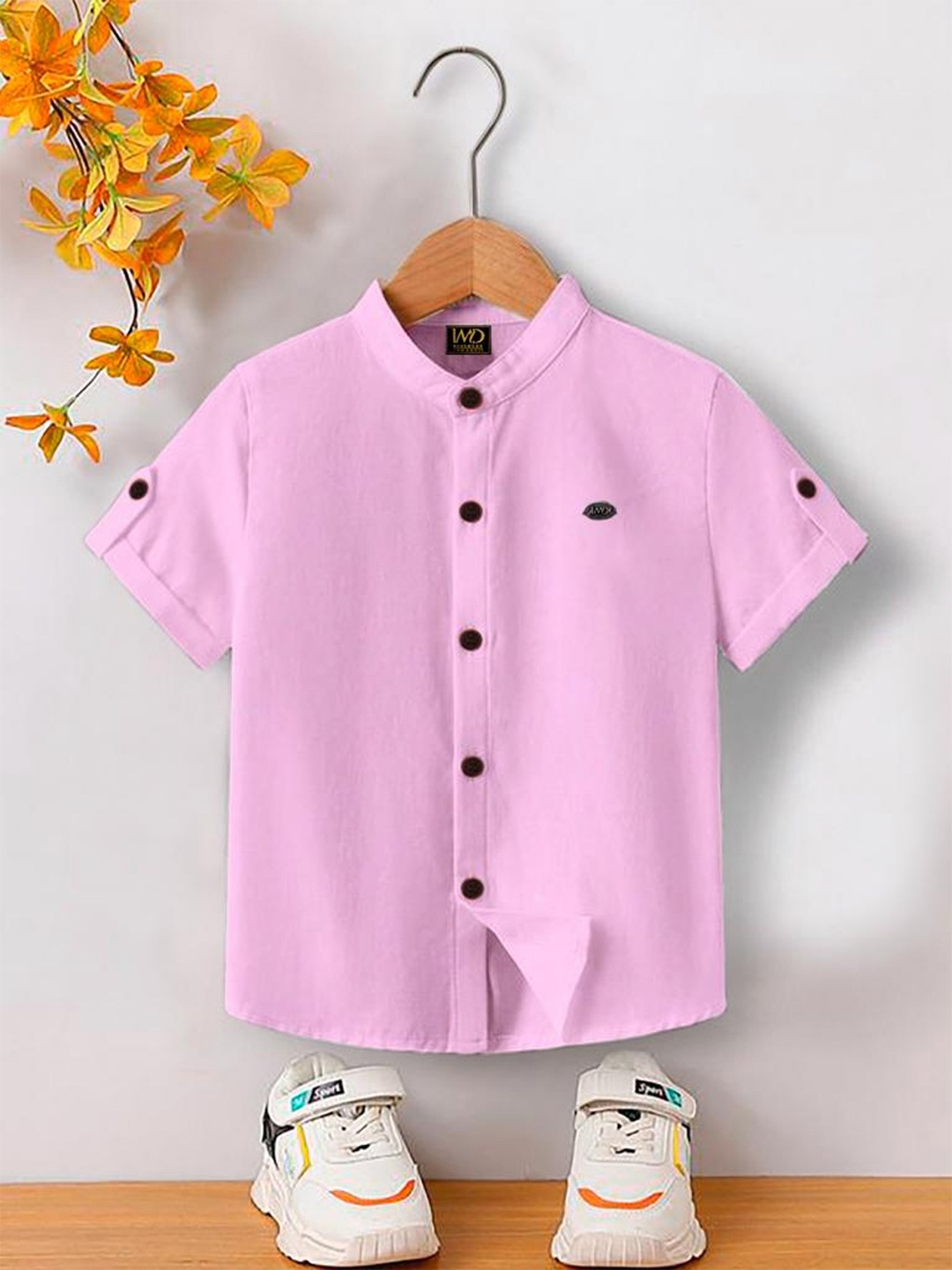 

BAESD Boys Premium Cotton Casual Shirt, Pink