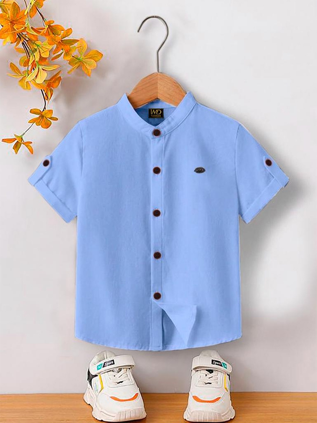 

BAESD Boys Premium Cotton Casual Shirt, Blue