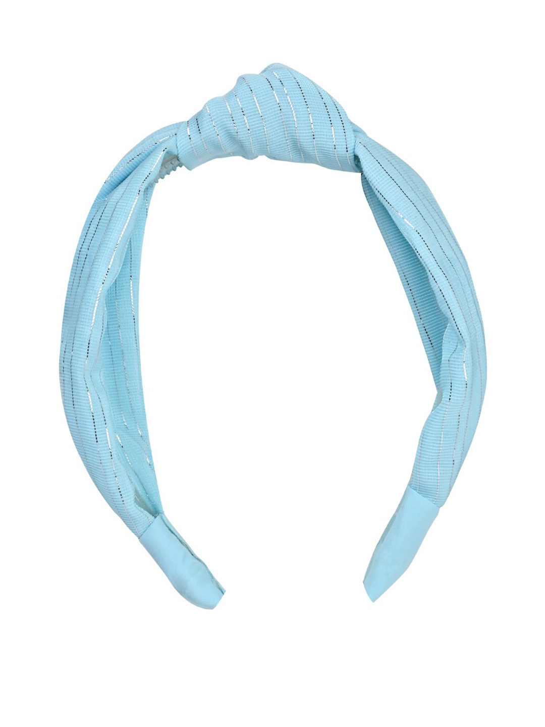 

Aye Candy Girls Striped Top Knot Hairband, Blue