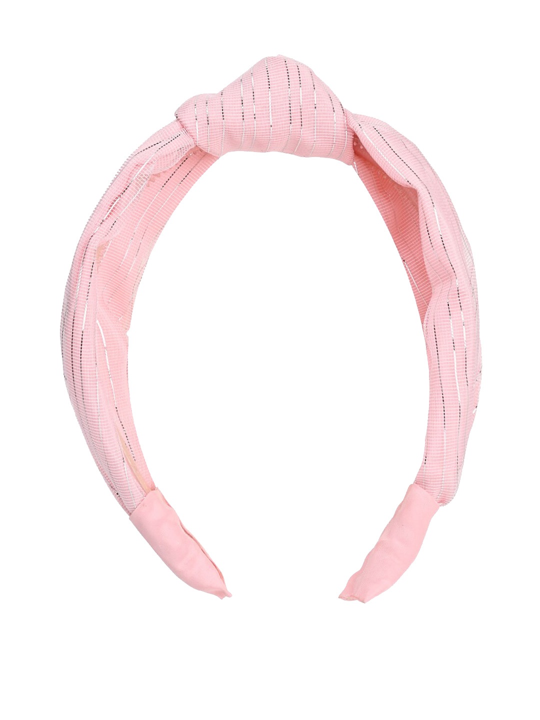 

Aye Candy Girls Striped Top Knot Headband, Pink