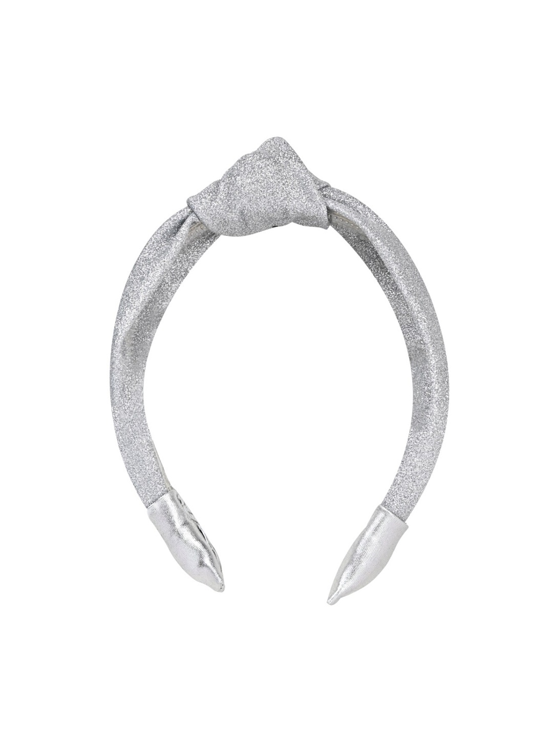 

Aye Candy Girls Sparkly Top Knot Hairband, Silver