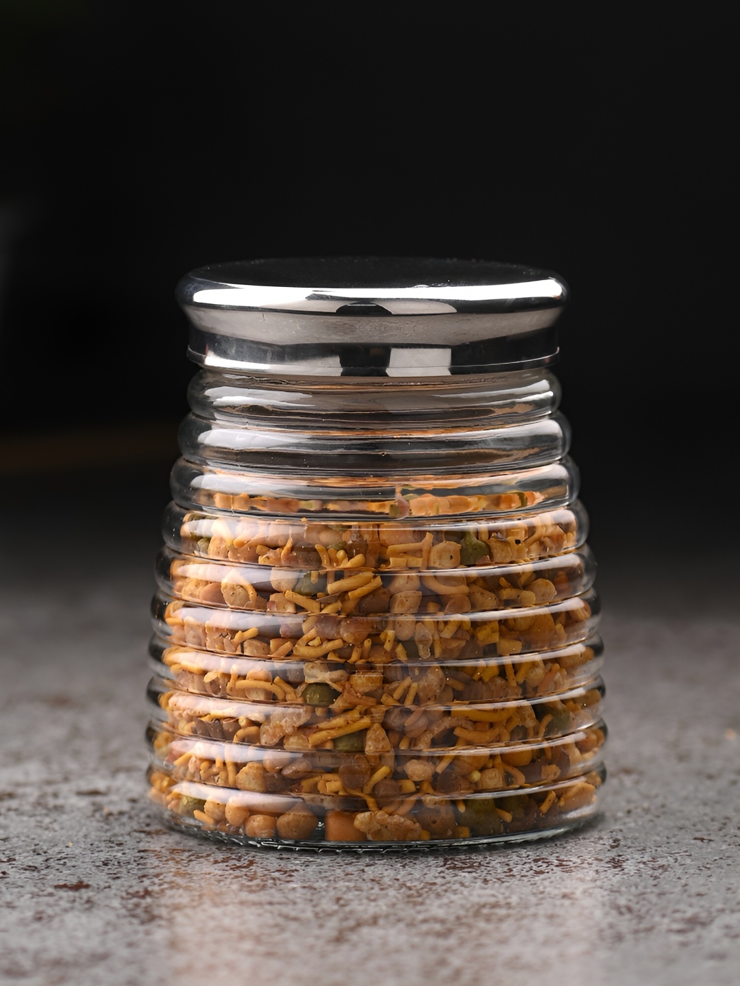 

Afast Transparent Glass Food Container With Lid 550 ml