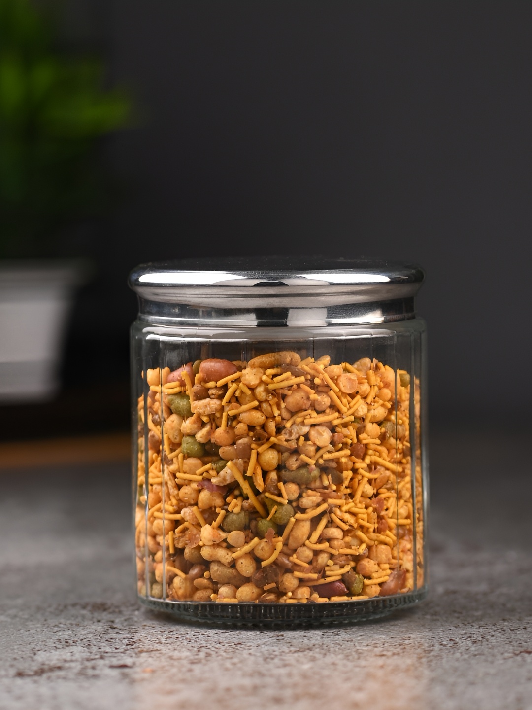 

Afast Transparent Glass Food Container With Lid 500 ml
