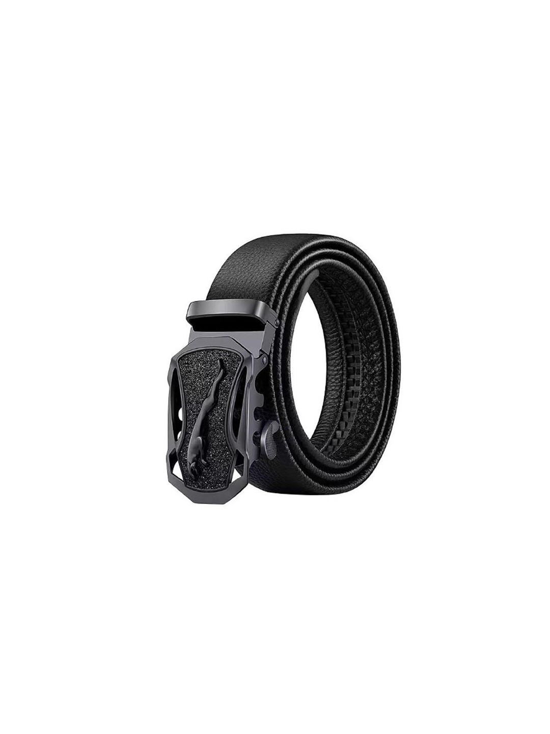 

Zacharias Men Leather Belt, Black
