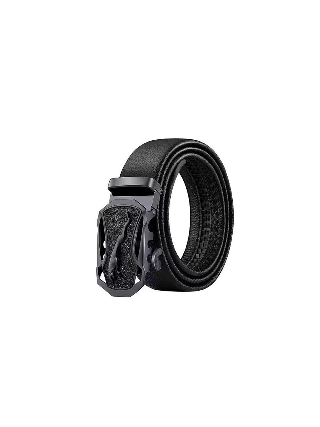 

Zacharias Men Leather Belt, Black