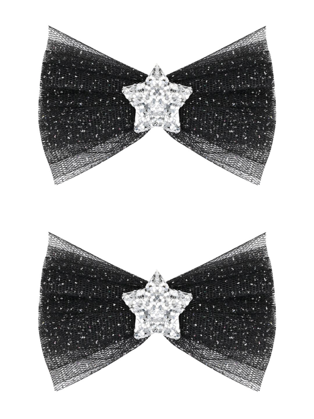 

Aye Candy Girls Set of 2 Alligator Hair Clip, Black