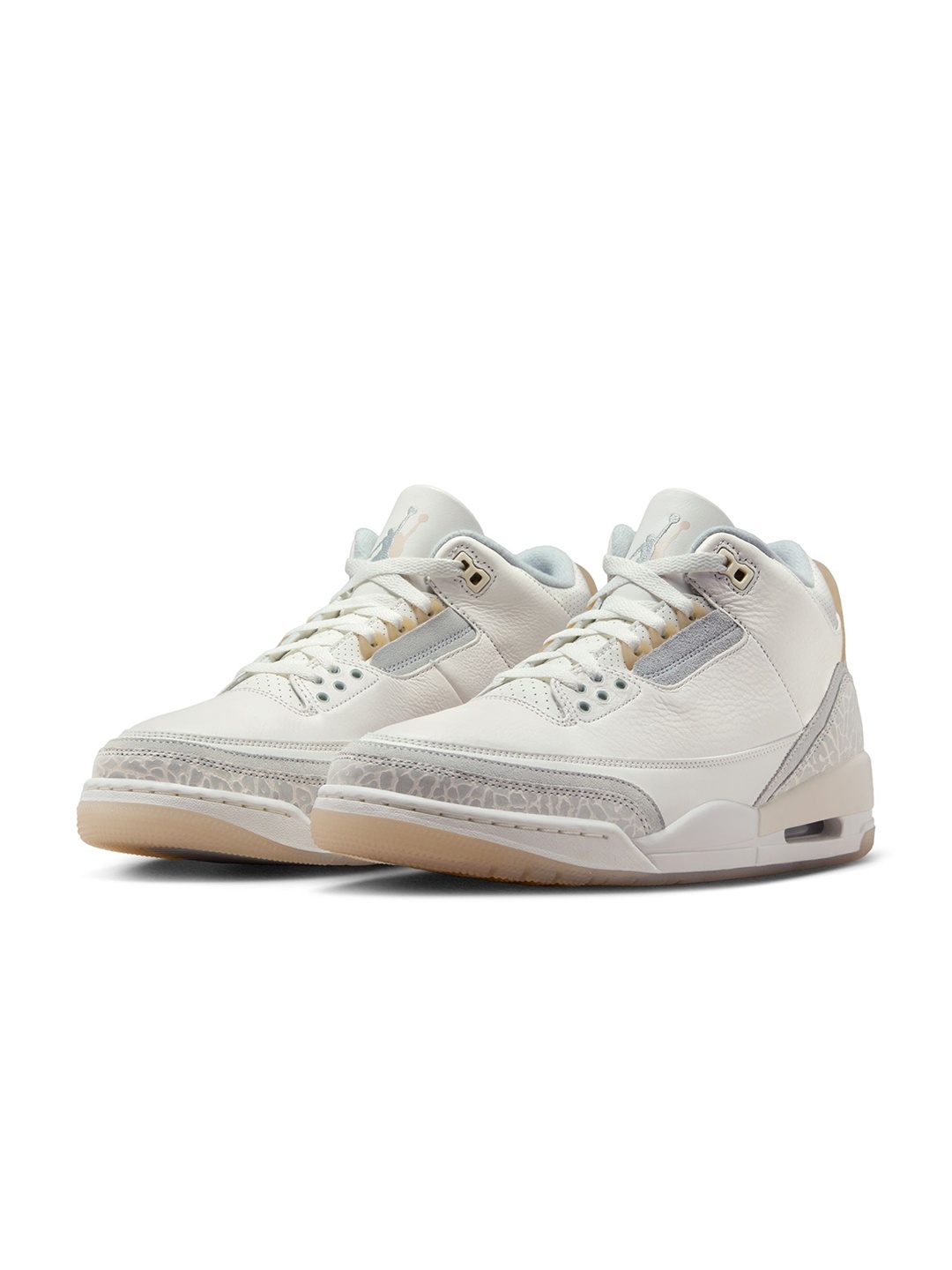 

Nike Men Air Jordan 3 Retro Craft Sneakers, Grey