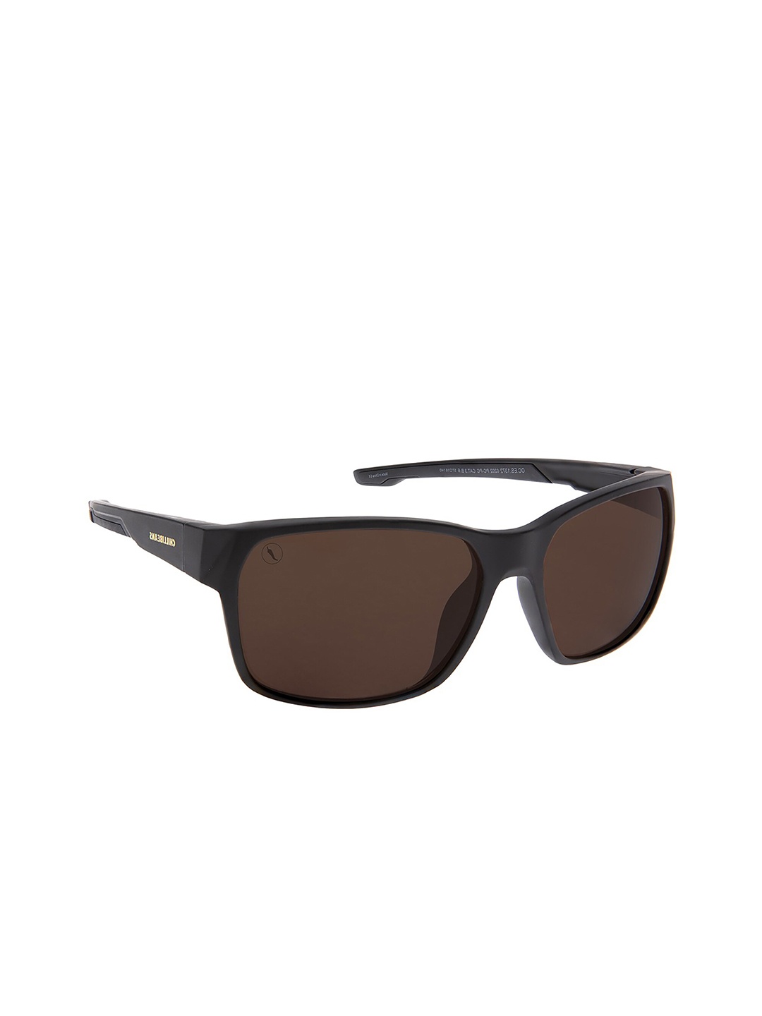 

Chilli Beans Men Rectangle Sunglasses with UV Protected Lens, Brown