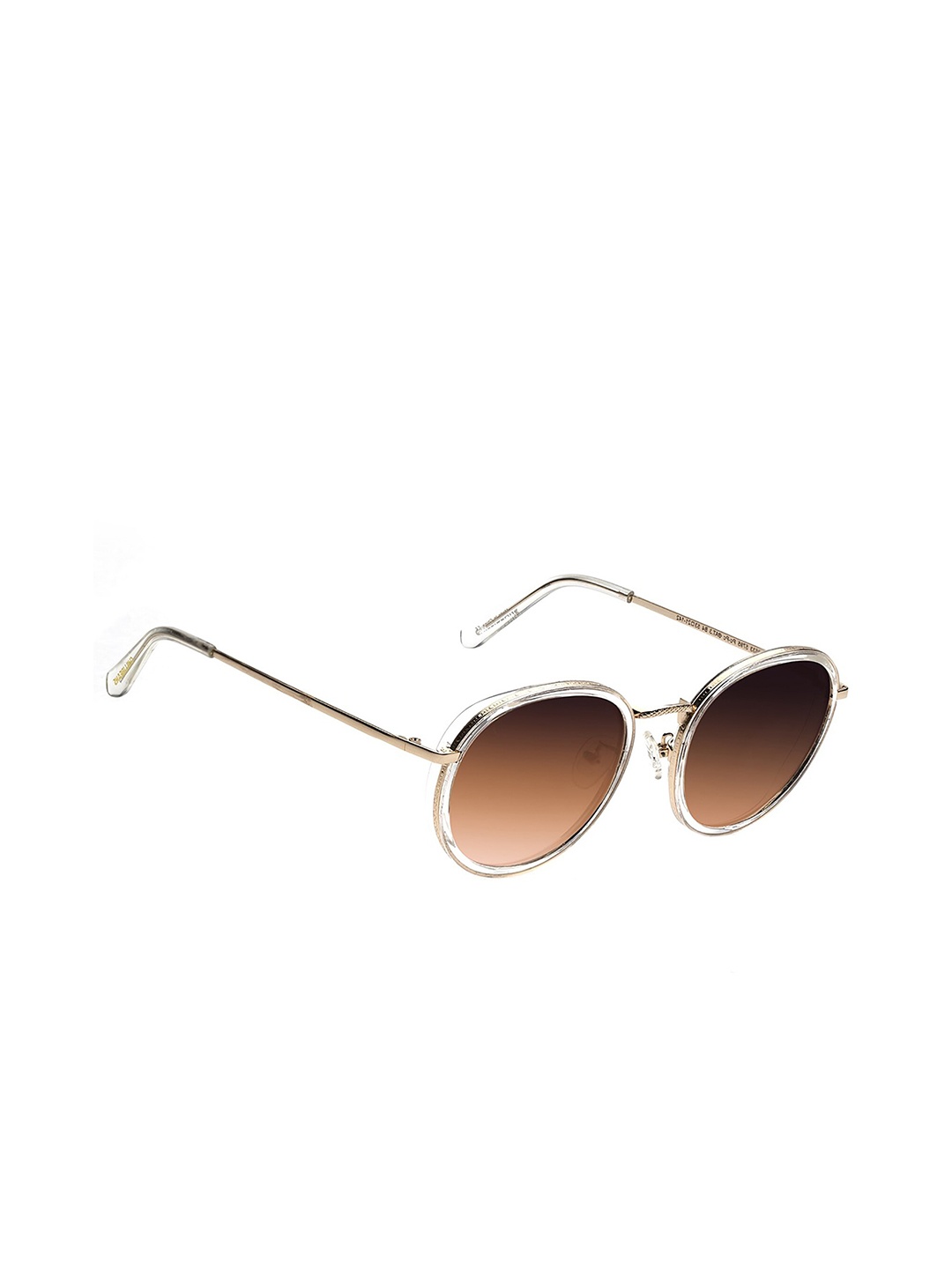 

Chilli Beans Women Round Sunglasses with UV Protected Lens OCCL35335795, Brown