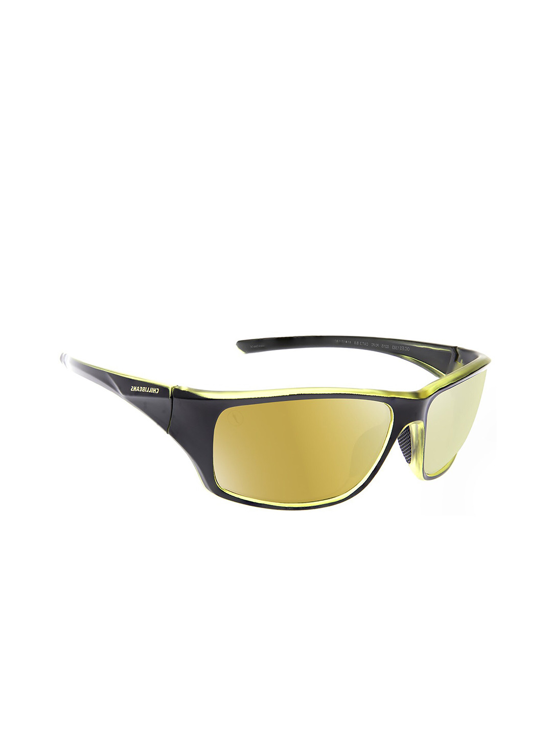 

Chilli Beans Men Rectangle Sunglasses With UV Protected Lens, Brown