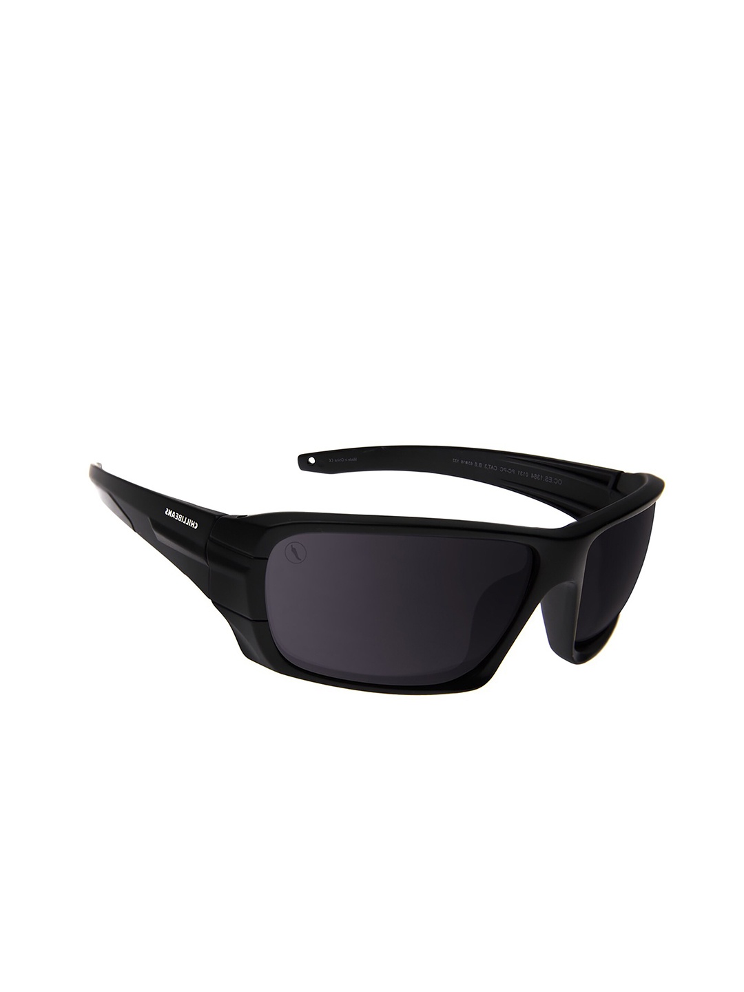 

Chilli Beans Unisex Rectangle Sunglasses With UV Protected Lens OCES13840131, Black