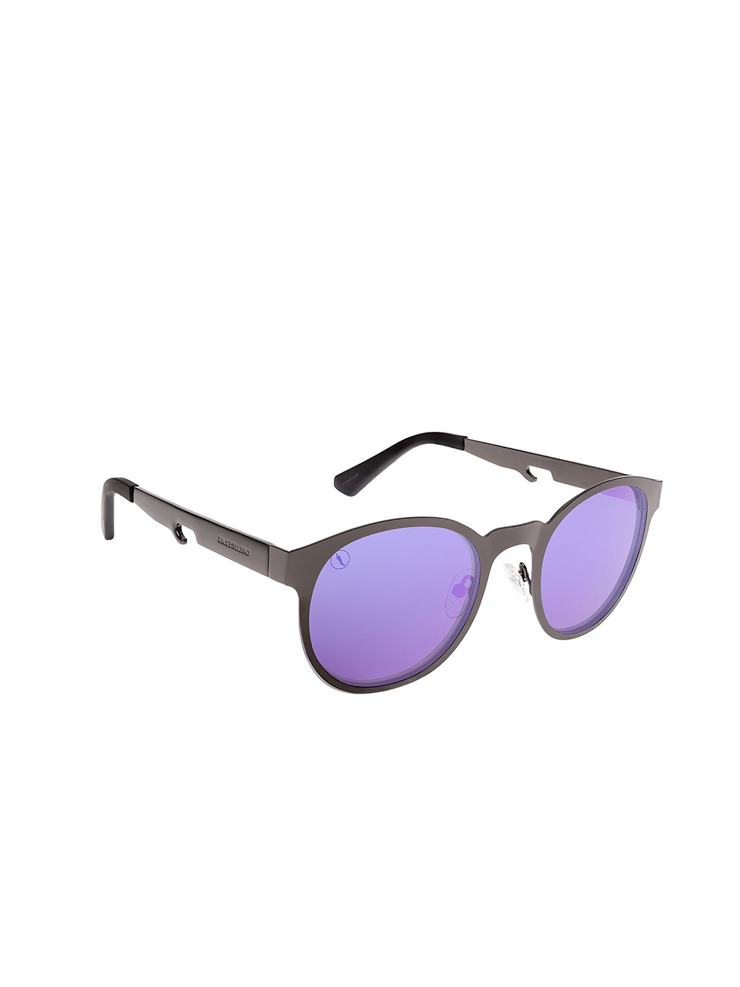 

Chilli Beans Unisex Round Sunglasses with UV Protected Lens OCCL38661422, Purple
