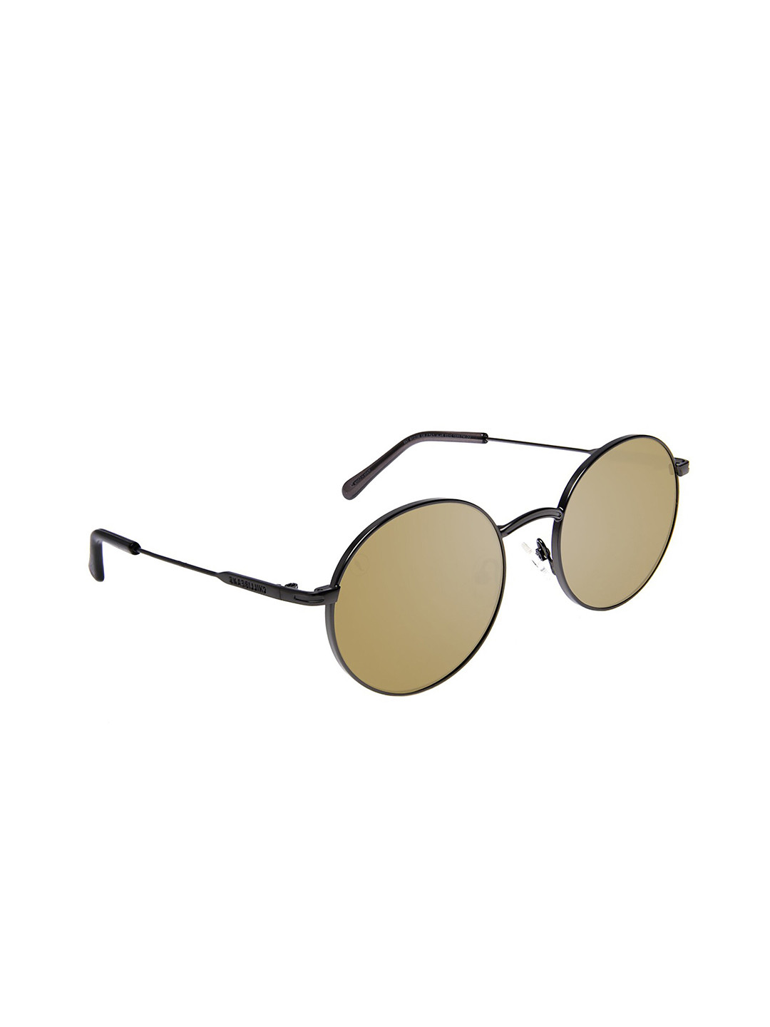 

Chilli Beans Men Round Sunglasses with UV Protected Lens OCMT35372122, Black