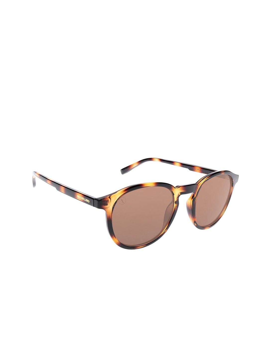 

Chilli Beans Unisex Round Sunglasses with UV Protected Lens OCCL36180202, Brown