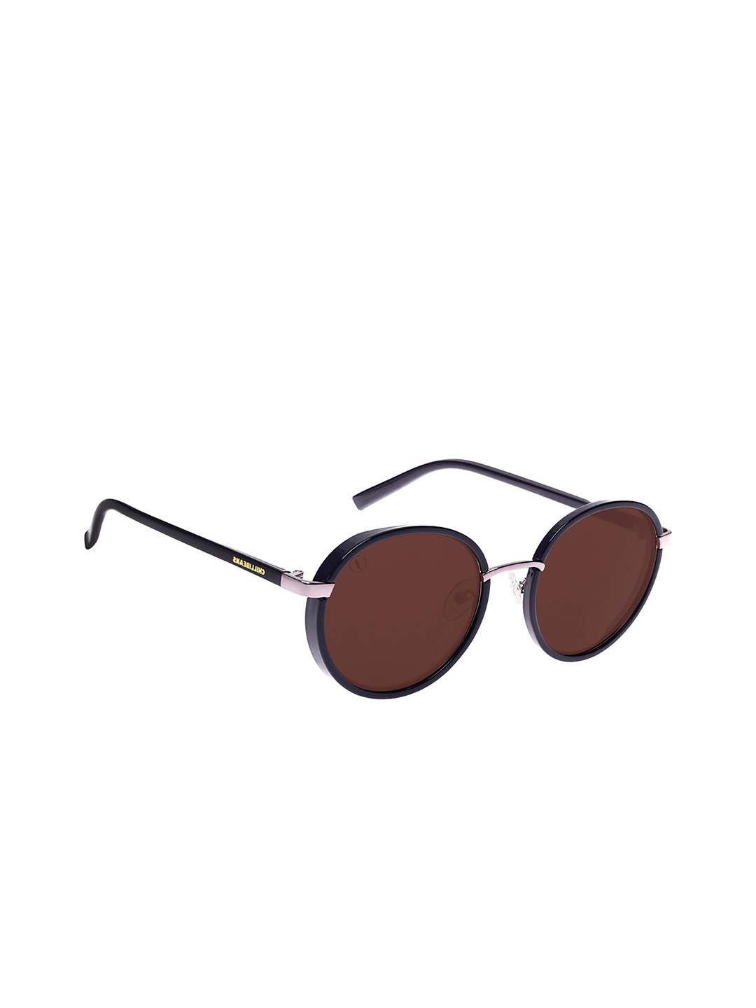 

Chilli Beans Women Round Sunglasses with UV Protected Lens OCCL35291414, Maroon