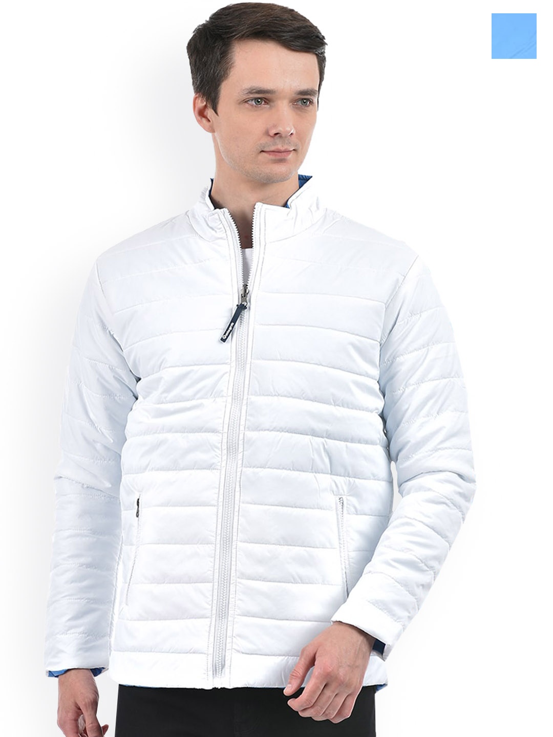 

Integriti Mock Collar Reversible Padded Jacket, White