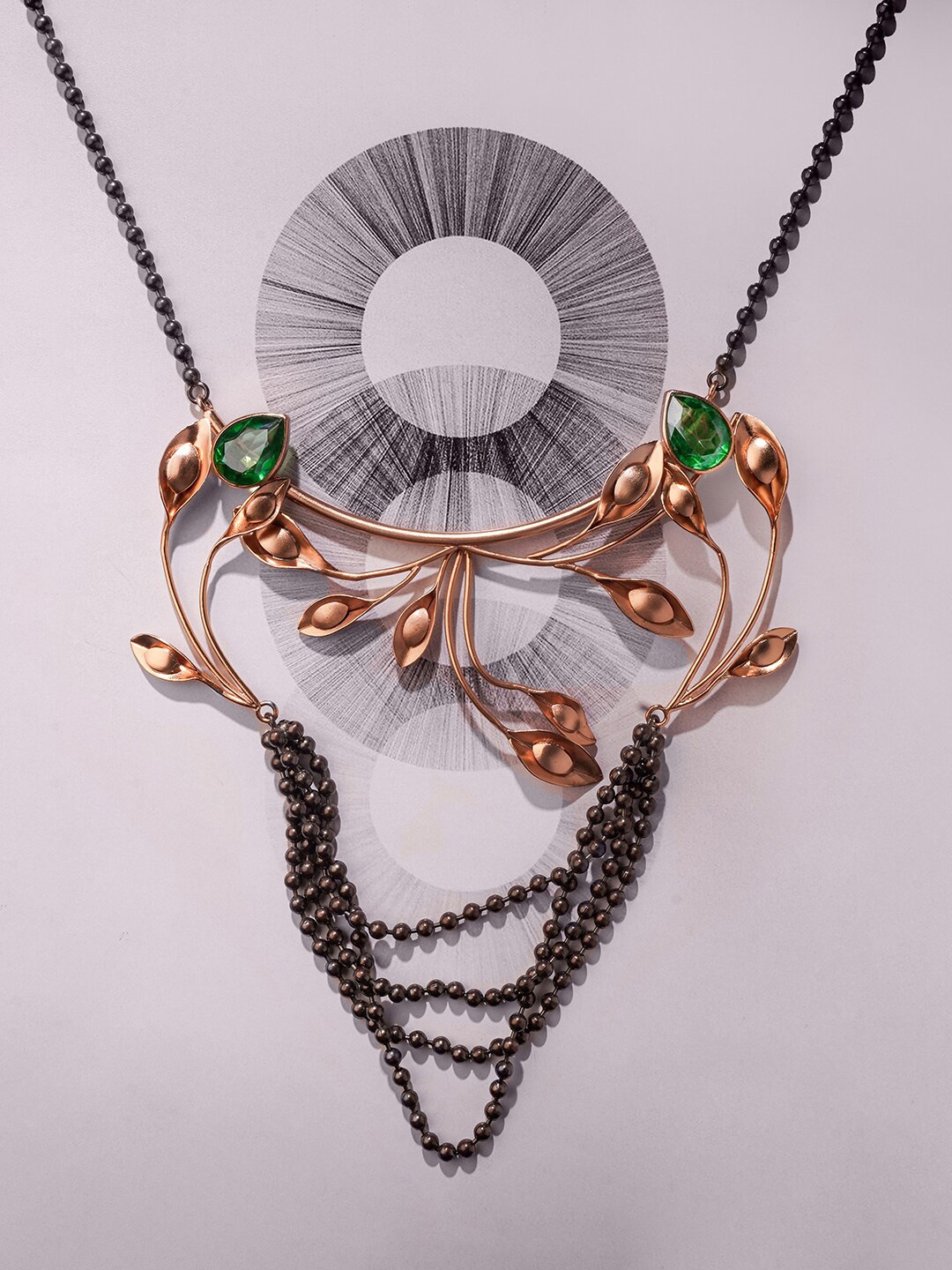 

Suhani Pittie Copper Gold-Plated Crystals Necklace
