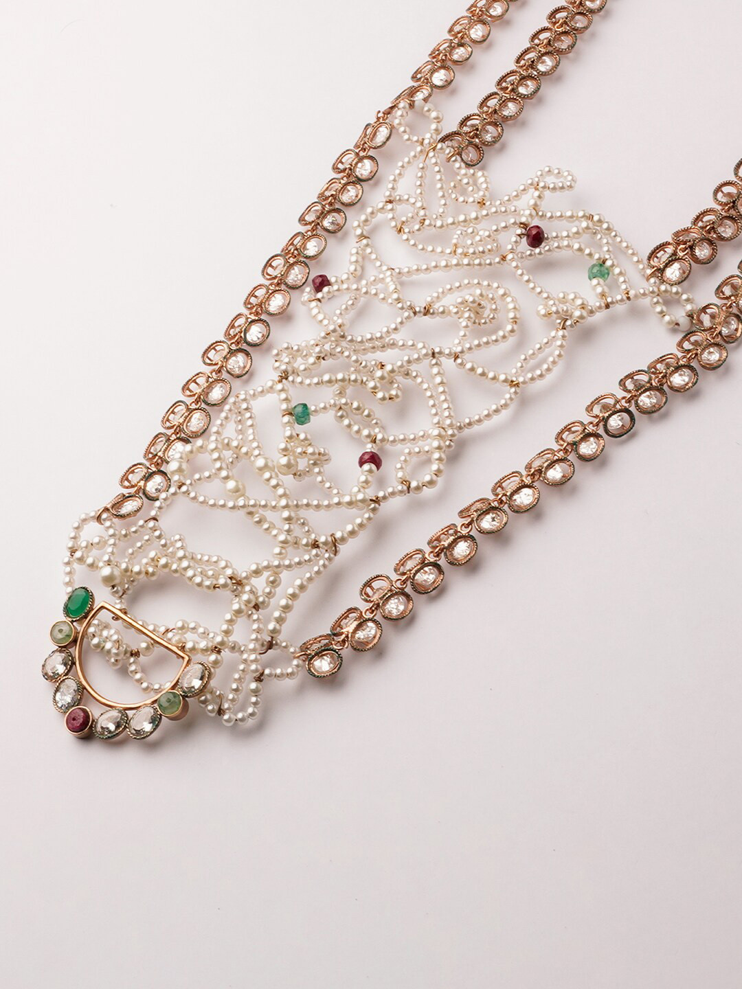

Suhani Pittie Copper Gold-Plated Pearls Necklace