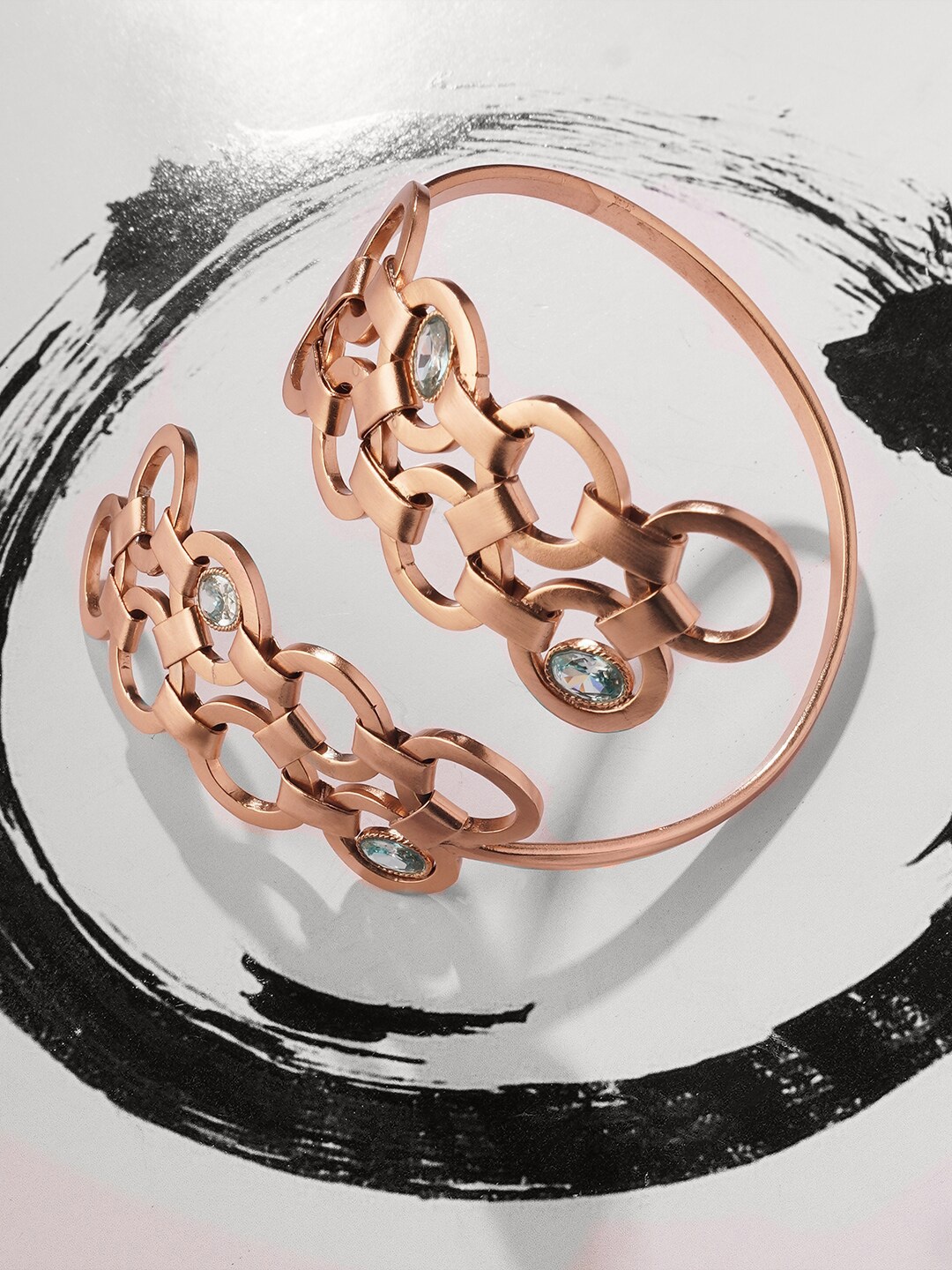 

Suhani Pittie Gold-Plated Crystals Cuff Bracelet