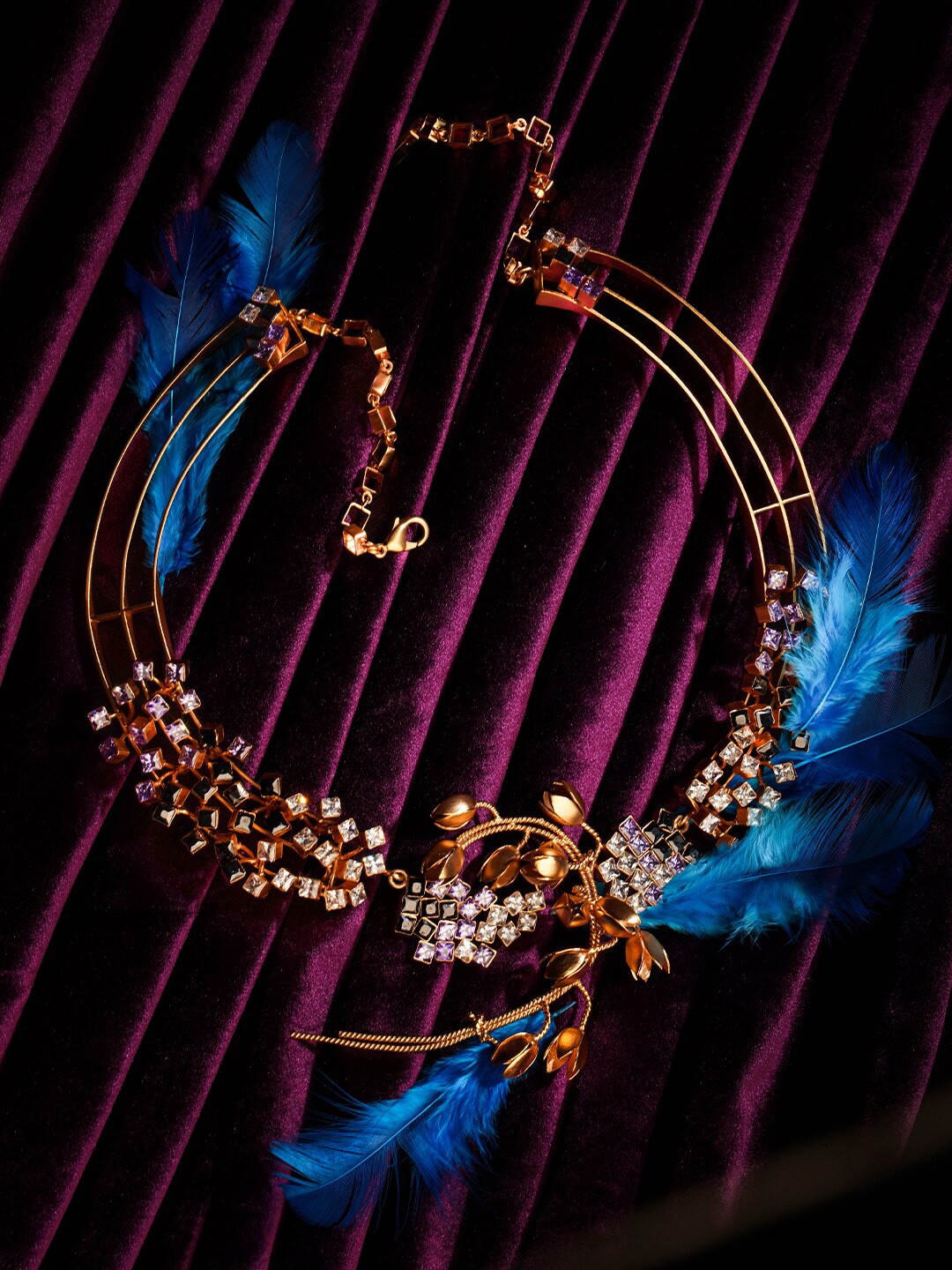 

Suhani Pittie Copper Gold-Plated Cubic Zirconia Necklace