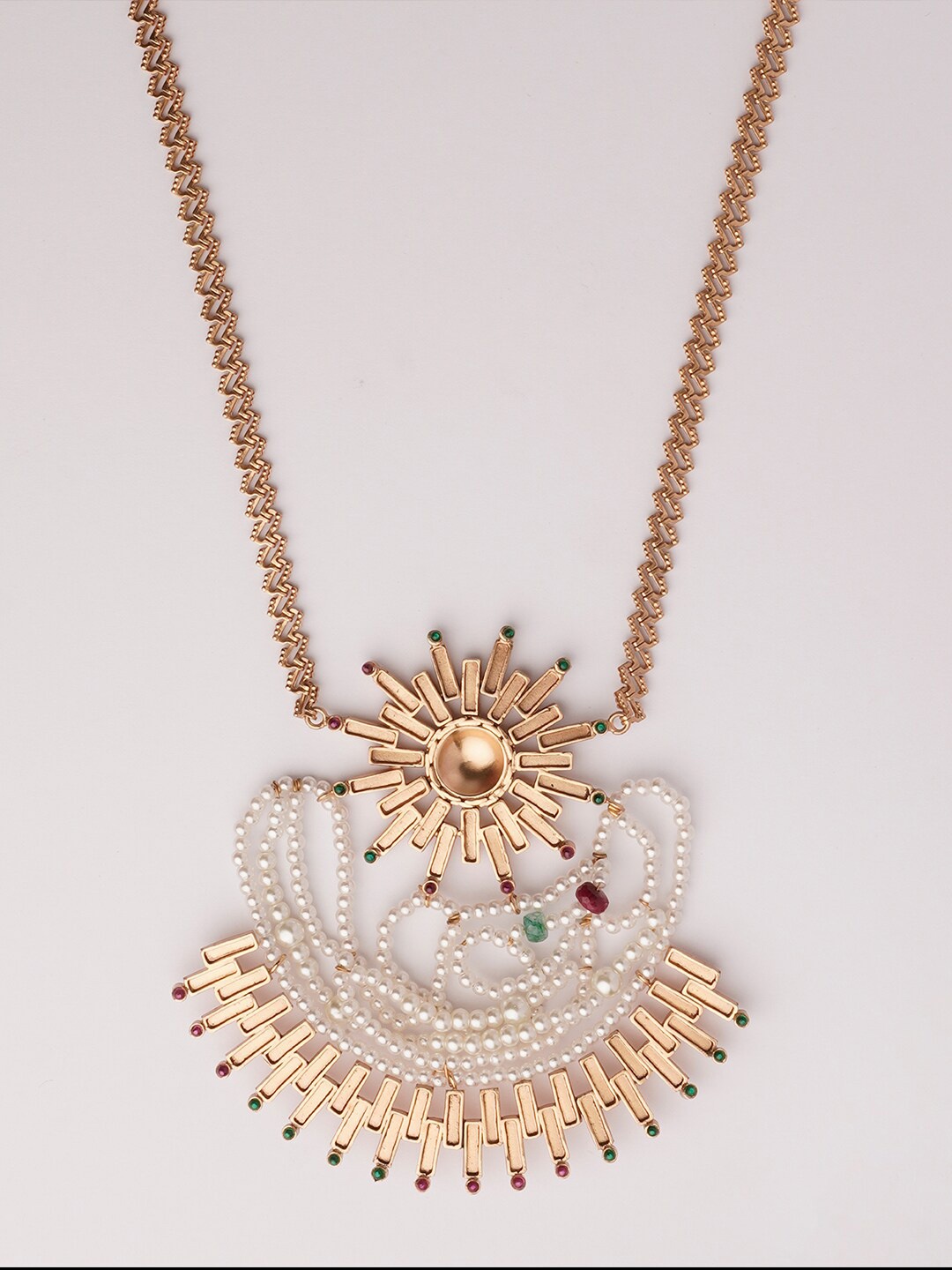 

Suhani Pittie Copper Gold-Plated Pearls Necklace