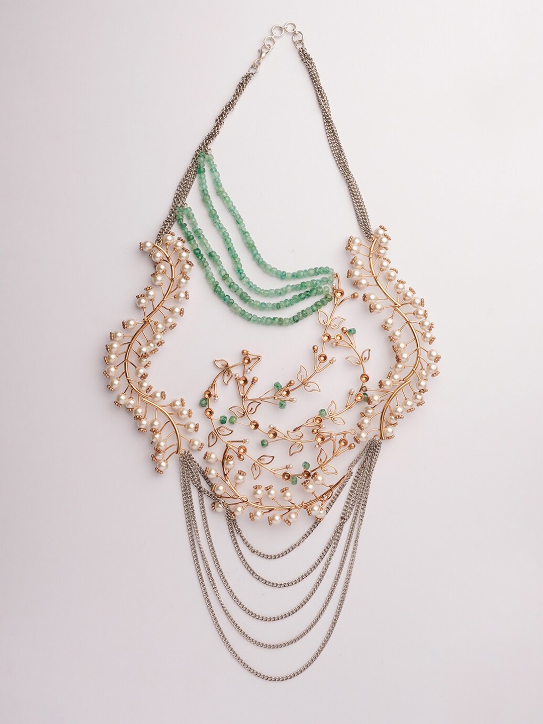

Suhani Pittie STAR TRAIL Copper Gold-Plated Layered Necklace