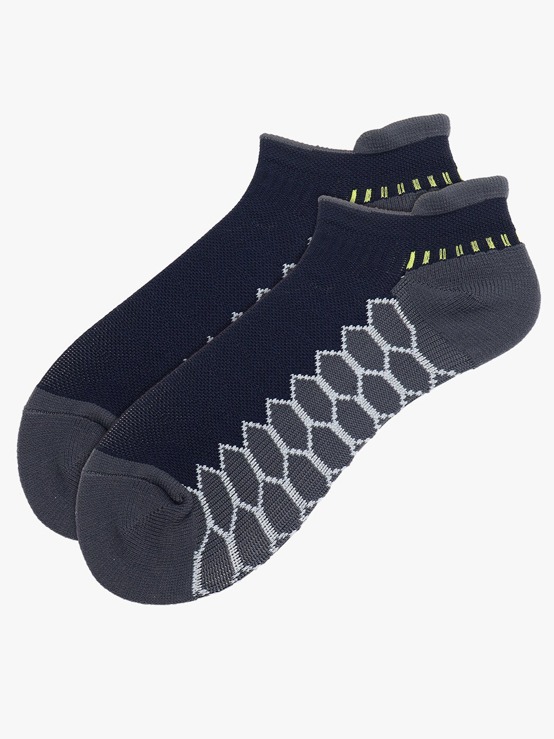 

Soxytoes Patterned Shoe-Liner Socks, Black