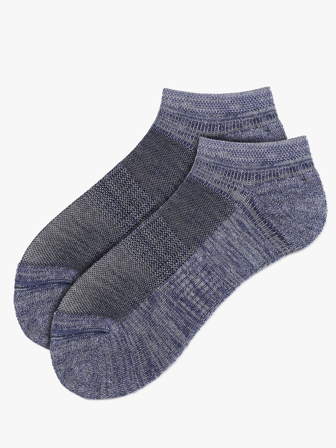 Soxytoes Patterned Bamboo Shoe-Liner Socks, Blue