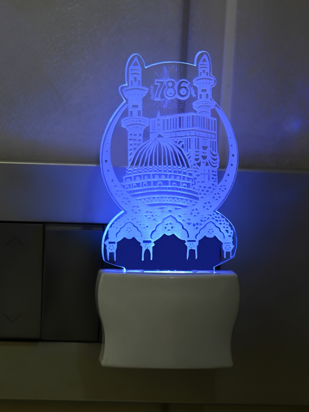 

Afast Blue & Green Acrylic Traditional Wall Lamp
