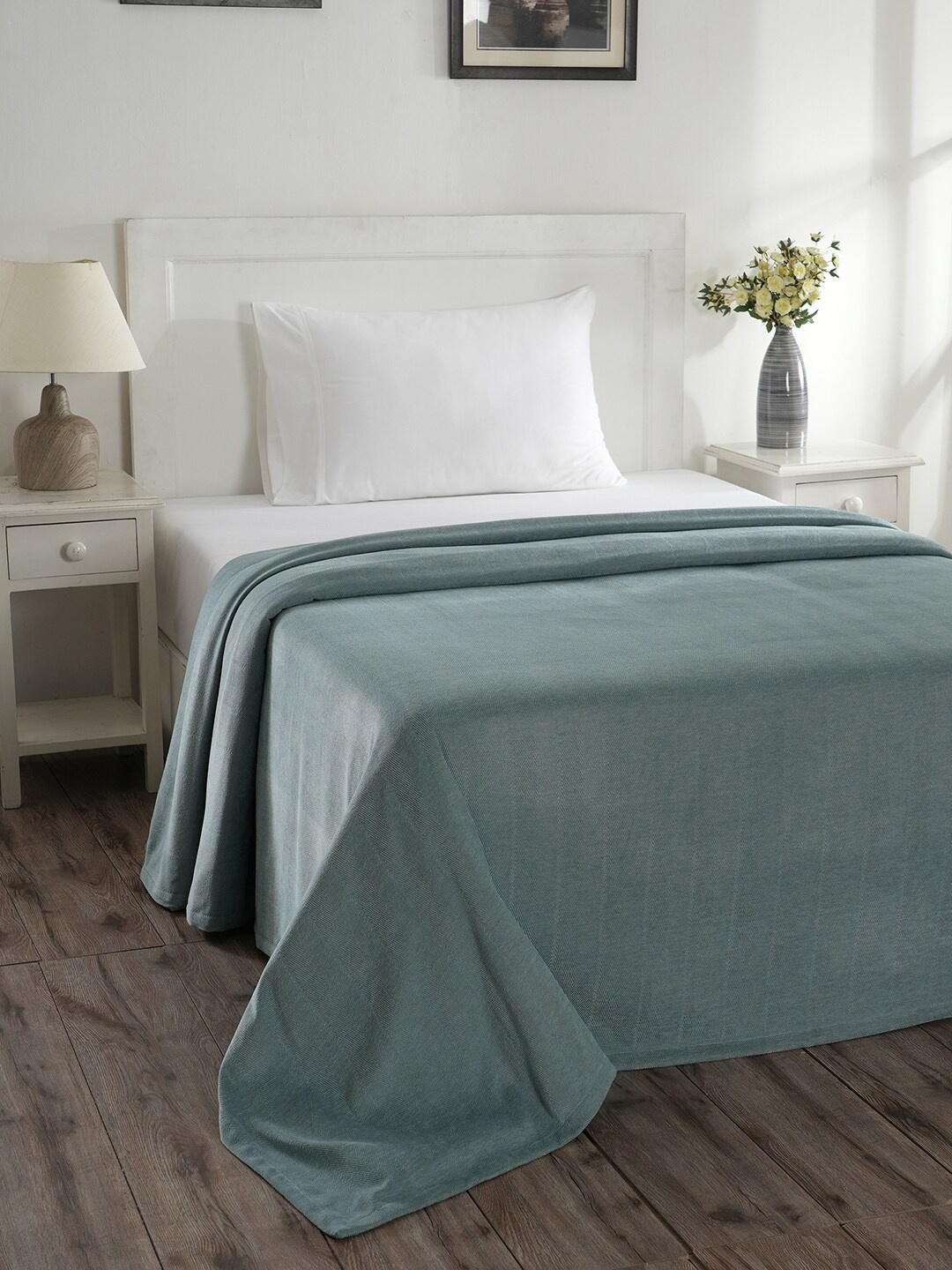 

MASPAR Blue 240TC Single Bed Covers