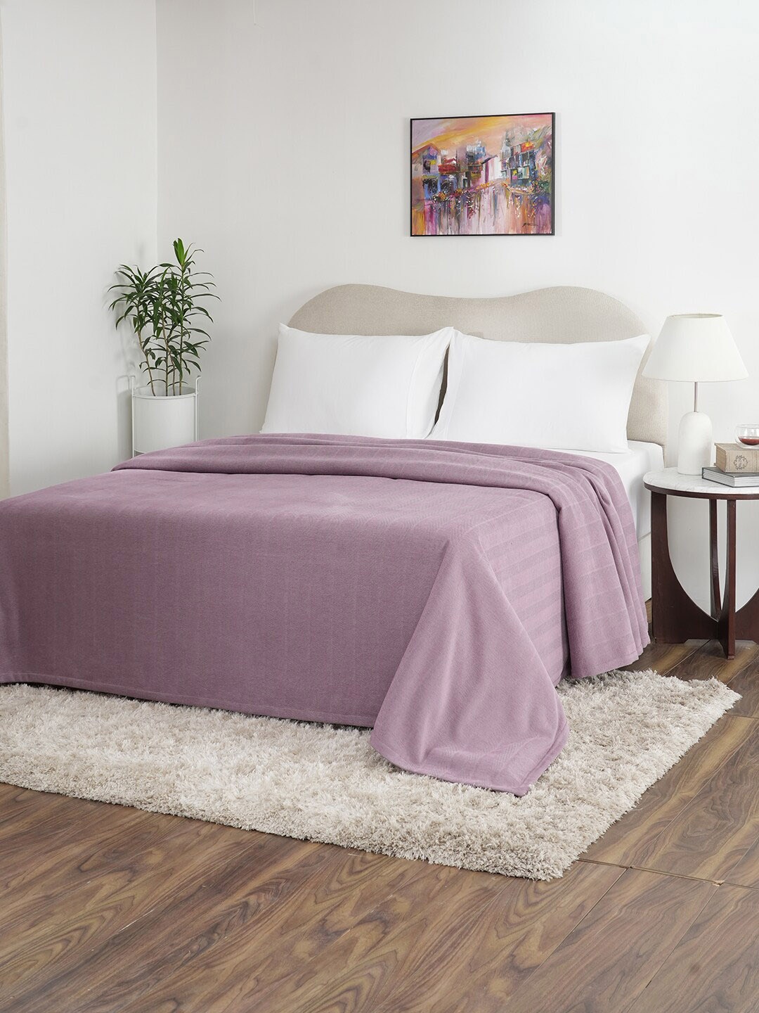 

MASPAR Purple 240TC Double Queen Bed Covers