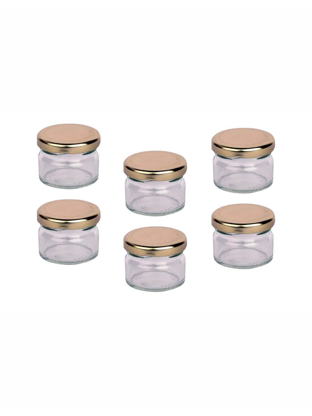 

Afast Transparent 6 Pieces Glass Dishwasher Safe Cookie jar 100 ml