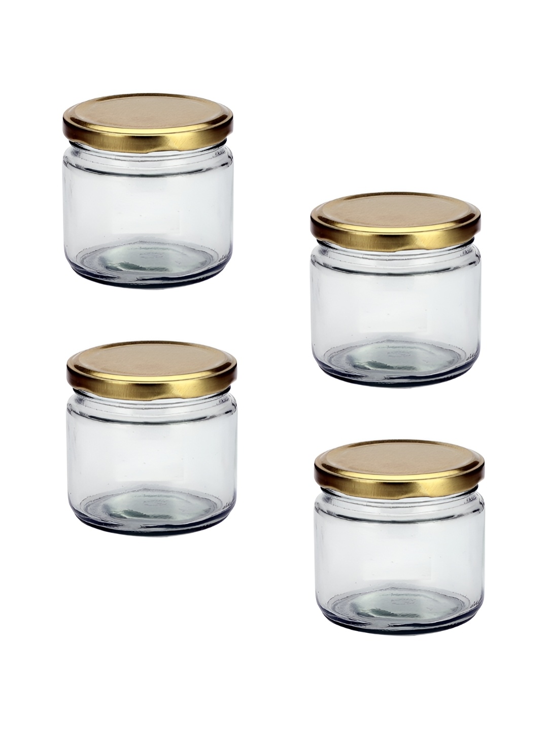 

Afast Transparent 4 Pieces Glass Dishwasher Safe Food Container