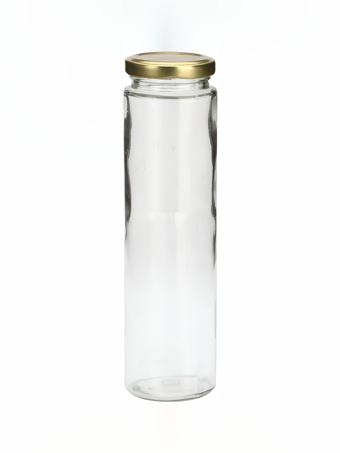 

Afast Transparent and Goldtoned Glass Dishwasher Safe Food Container 350 ml