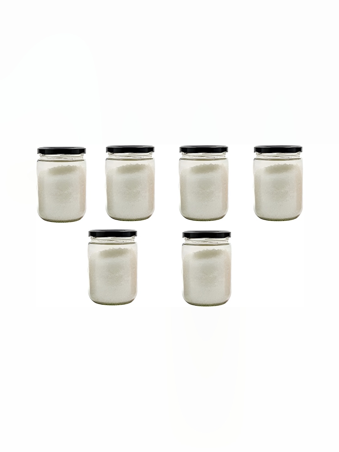 

Afast Transparent 6 Pieces Glass Dishwasher Safe Food Container 500 ml Each
