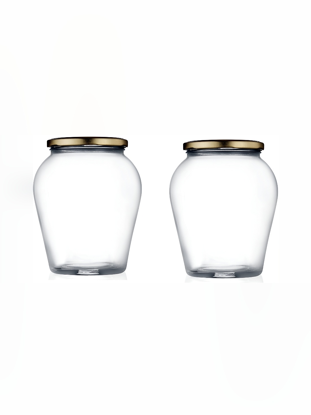 

Afast Transparent 2 Pieces Glass Dishwasher Safe Cookie jar 350 ml